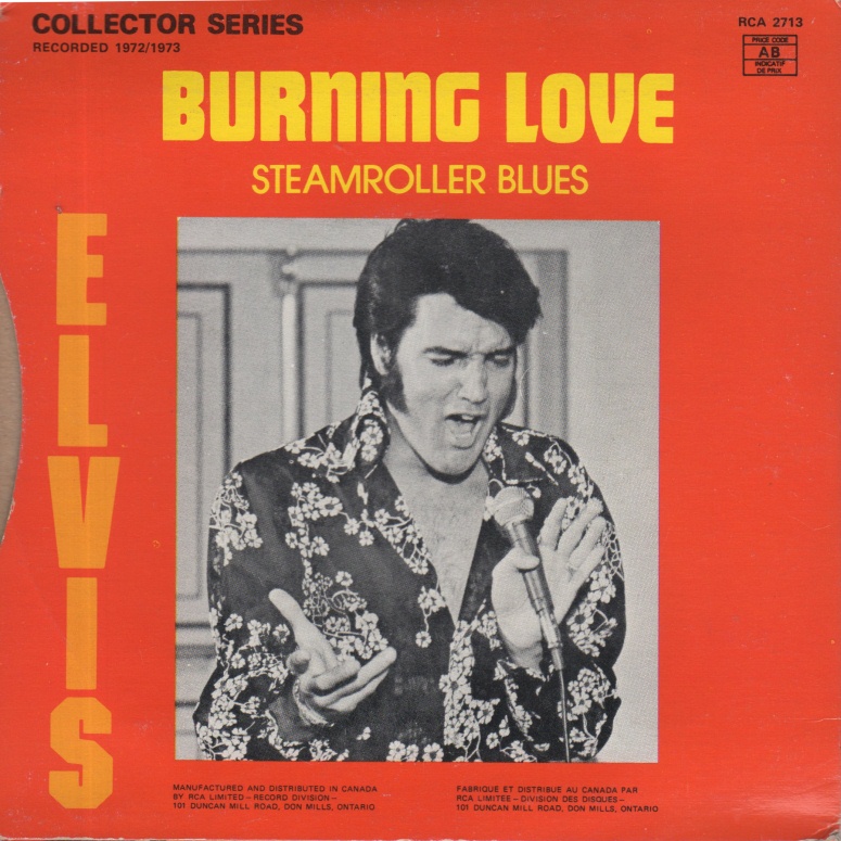 試聴ELVIS PRESLEY BURNING LOVE 新品同様 ロックンロール