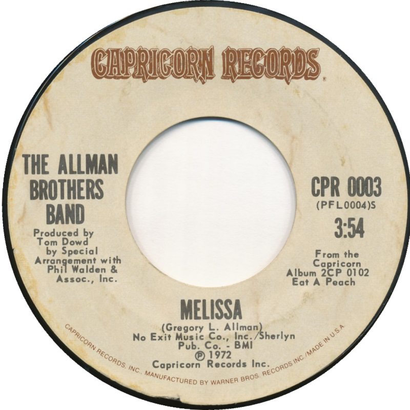 Allman Brothers –&nbsp;Melissa