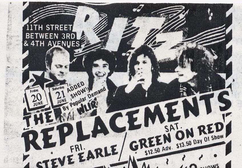 The Replacements at The Ritz (06-20-1986) — The Mckenzie Tapes