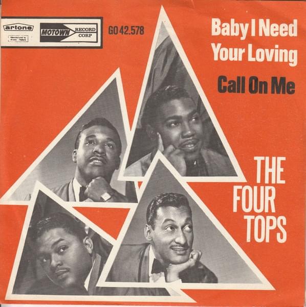Four Tops – Baby I Need Your&nbsp;Loving