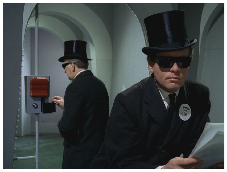 Photo Vintage 1960s Série TV The Prisoner Avec Patrick McGoohan, Tirage Ancien